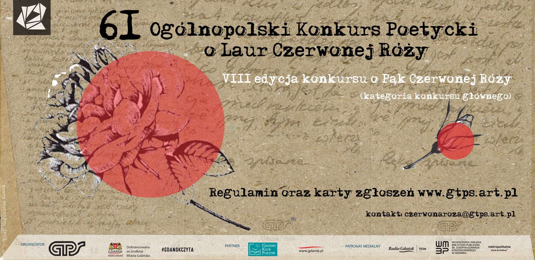 Weź udział w Ogólnopolskim Konkursie Poetyckim „O Laur Czerwonej Róży” i wygraj 2000 zł!