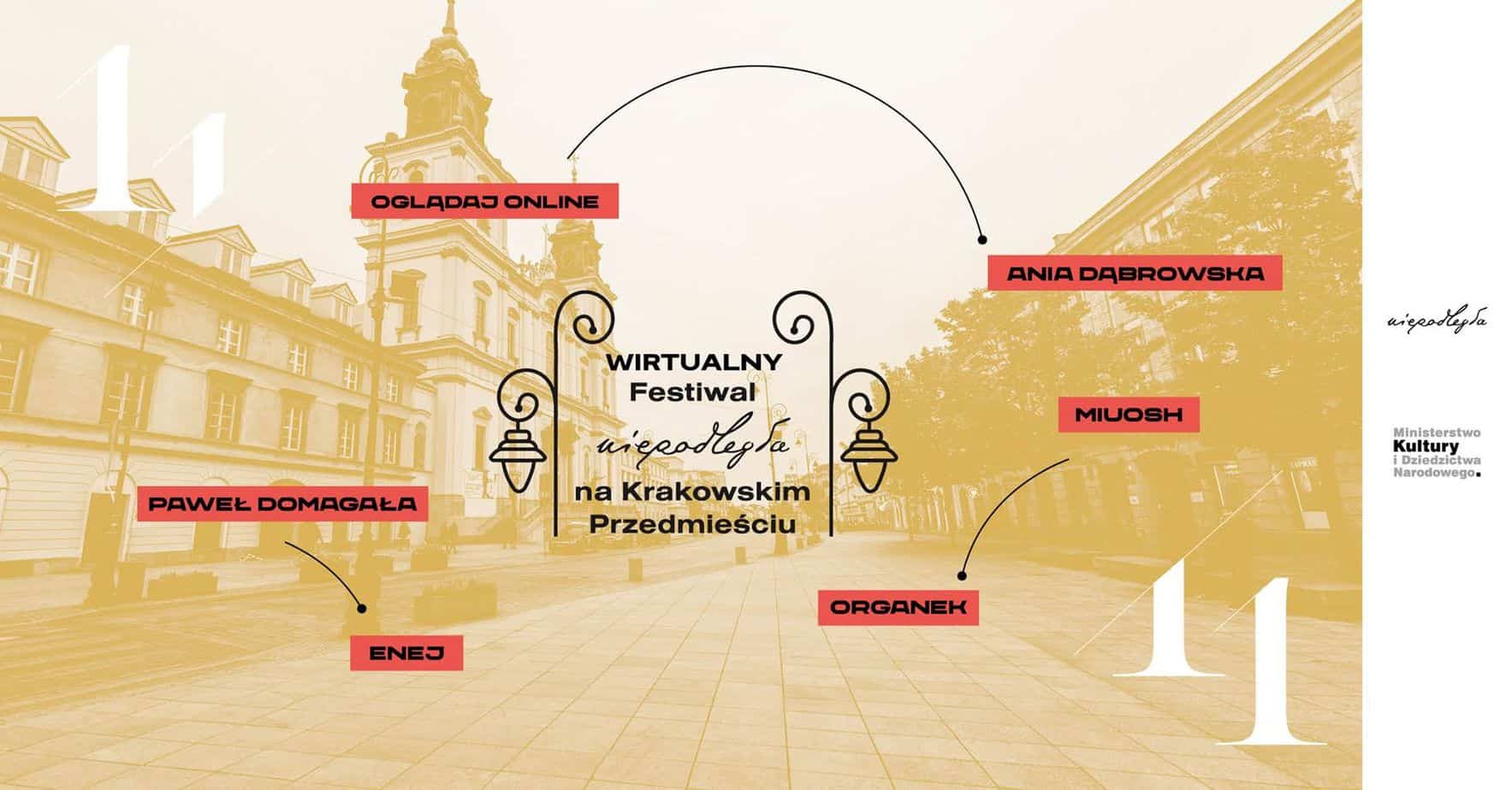 Wirtualny Festiwal Niepodległa na Krakowskim Przedmieściu już w środę!